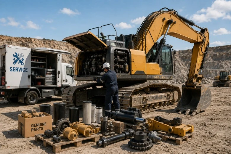 Excavator Maintenance Parts Sourcing