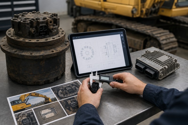 Excavator Maintenance Parts Sourcing